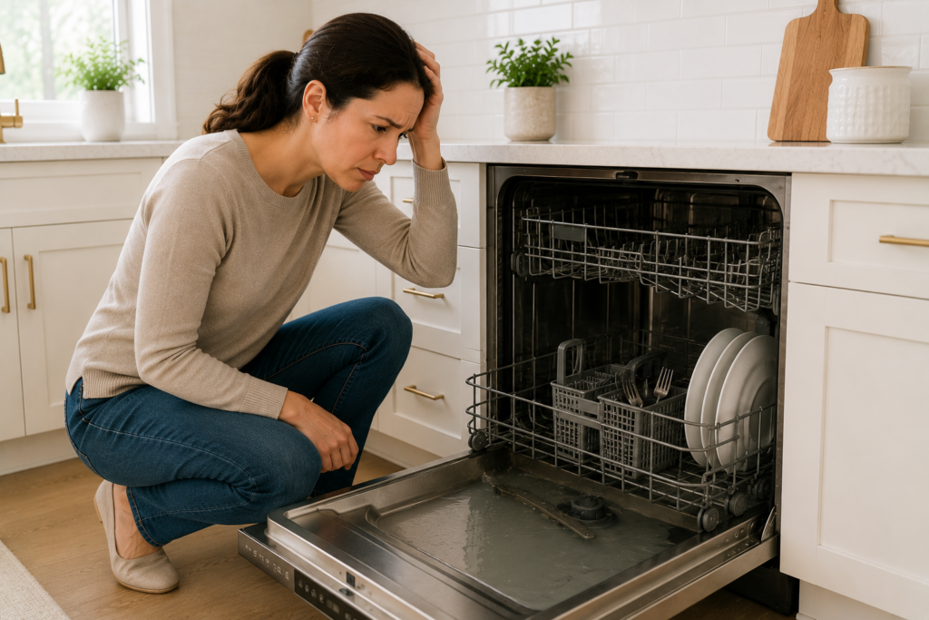 bertazzoni dishwasher not draining