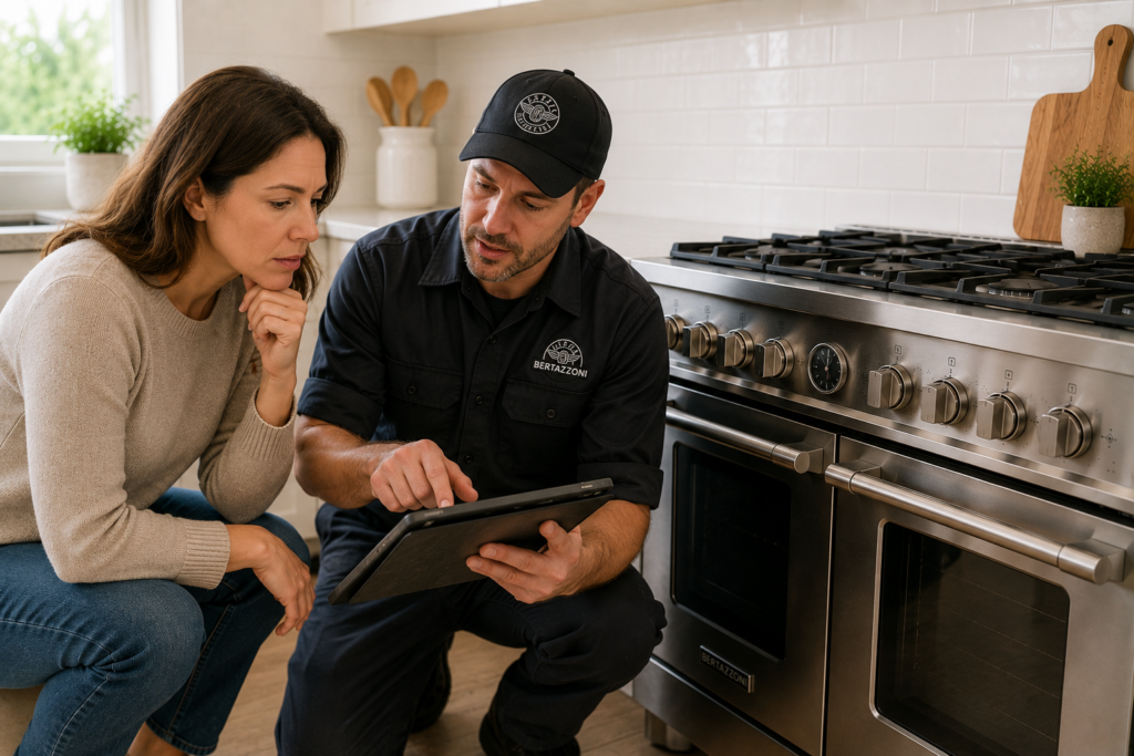 bertazzoni range maintenance