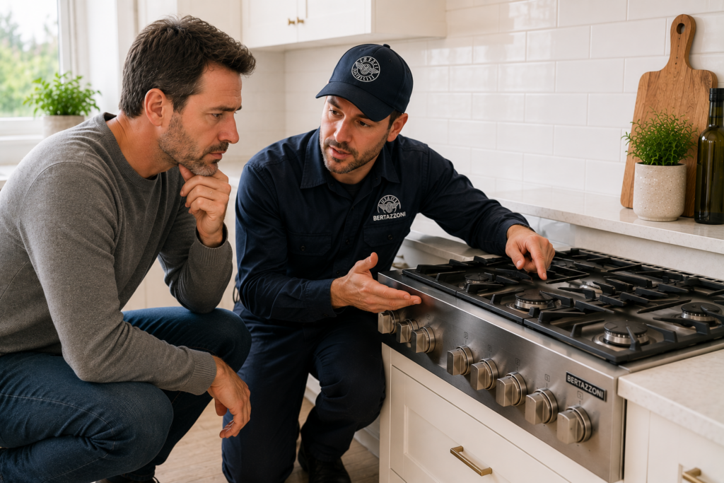 bertazzoni cooktop replacement
