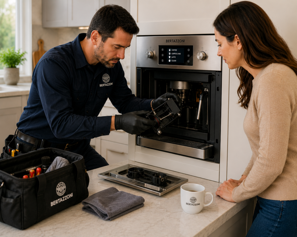 bertazzoni coffee machine maintenance