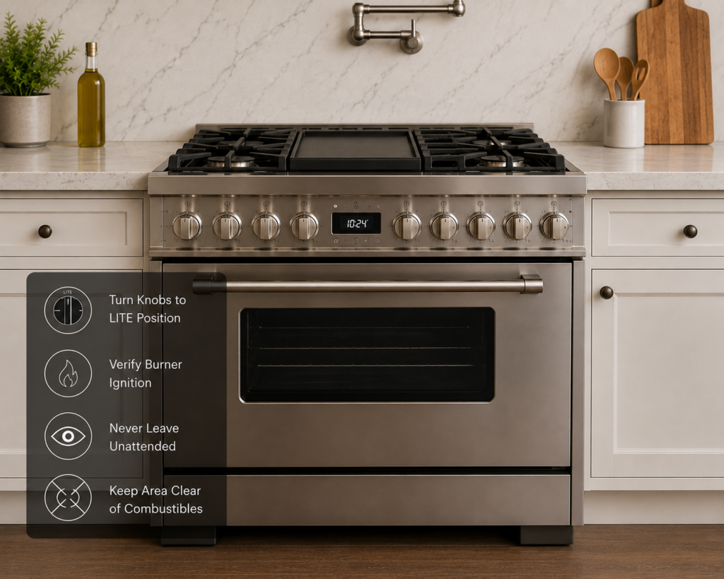 bertazzoni range safety guide