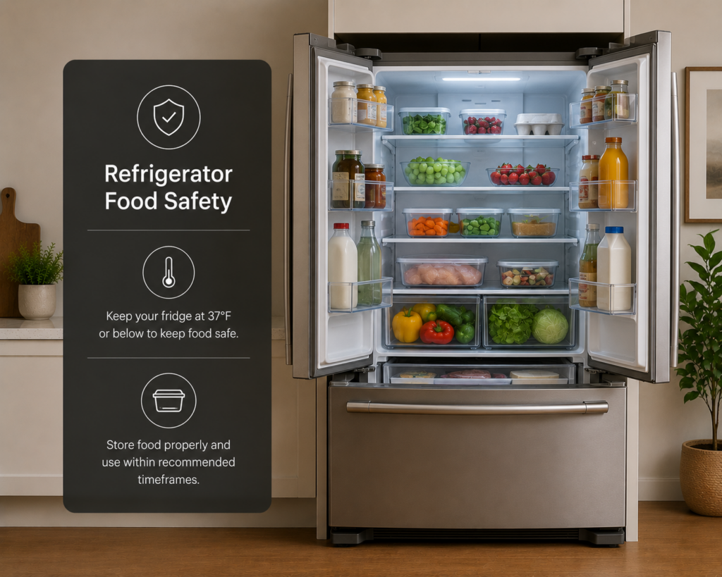 bertazzoni fridge food safety